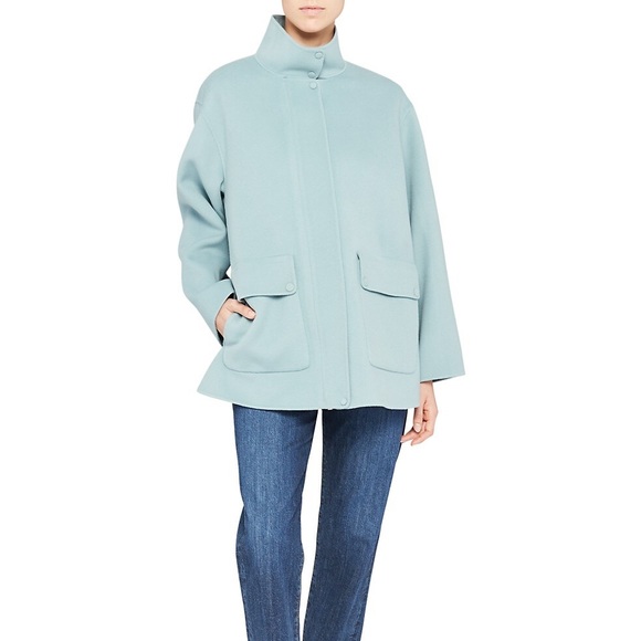 Theory Double Face Wool And Cashmere Utility Coat